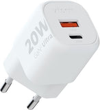 XTORM Chargeur mural écologique XEC020 20 W 2 ports USB-A USB-C PD certifié GRS