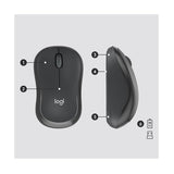 Logitech 920-009800 clavier Souris incluse Bureau RF sans fil QWERTY US International Graphite