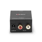 LINDY Phono to TosLink Optical & Coaxi Convert analogue audio to a digital audio signal
