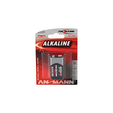 ANSMANN Piles alcalines 1515-0000 6LR61 / E blister de 1