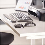 FELLOWES - Tapis de souris - Repose-poignets Gel Crystal™ Noir