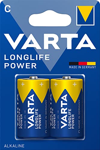 VARTA Piles alcalines 04914121412 LR14 / C blister de 2