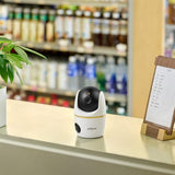 Dahua H5D-5F Caméra intérieure Wi-Fi 5+5MP, double objectif, panoramique et inclinaison