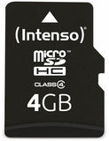 INTENSO Carte MicroSDHC Class 4 - 4 Go