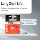 ANSMANN Piles alcalines 5015293 LR43 blister de 1