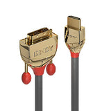 LINDY 10m Gold HDMI to DVI-D Cable HDMI to DVI-D 18+1 connector