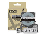EPSON Matte Tape Grey/Black 18mm 8m LK-5ABJ