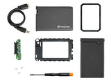 TRANSCEND Kit Boîtier vide pour 2.5p SSD/Disque Dur USB 3.1 Gen 1