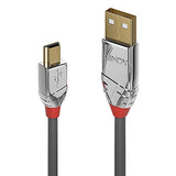 LINDY 5m USB 2.0 Type A/Mini-B Cable Cromo Line 480Mbit/s