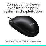 Logitech® Mouse M100 - BLACK - EMEA