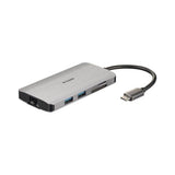 D-LINK USB-C 8-en-1 HDMI SD /microSD card reader and charging