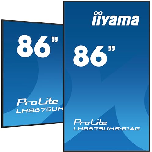 IIYAMA- Afficheur professionnel 86 LH8675UHS-B1AG