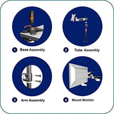 AAVARA Bras à pincer TC110 - 1 écran