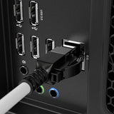 LINDY 15m Cat.6A S/FTP Security Network Cable Grey