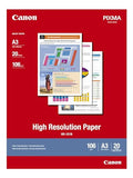 CANON HR-101 high resolution papier inkjet A3 20 feuilles