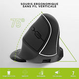 TNB ERGO Line Mini Ergonomic Wireless Mouse Vertical And Rechargeable Design Designed For Optimal Use