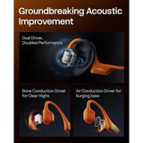 SHOKZ Casque à conduction osseuse OpenRun Pro 2 MINI orange