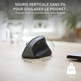 CHERRY Souris MW-4500 sans fil USB noire