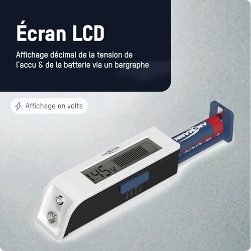 ANSMANN Testeur de piles Comfort Check