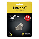 INTENSO Clé USB 3.0/USB 3.1 Type C cMobile Line - 32 Go
