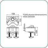 AAVARA Pince TC002 pour support Aavara