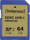 INTENSO Carte SDXC UHS-I Premium Class 10 - 64 Go