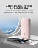 BELKIN 20k PD30w Integrated USB-C Cable Power Bank Pink