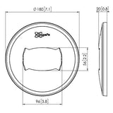 VOGEL S 25 caches blancs PFA 9108 pour plafond
