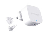 INNERGIE 45H Adaptateur secteur compact 45W - USB-C - 2 Ports Embouts de voyage UE.UK et US inclus