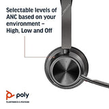 POLY Voyager Focus 2 Casque sans fil USB-A/C + stand Retail
