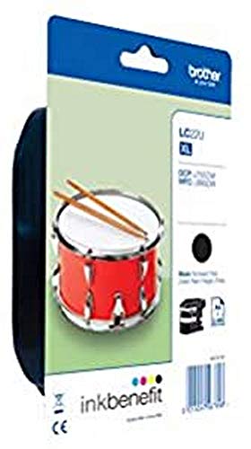 Cartouche BROTHER LC22UBKBP - Noir