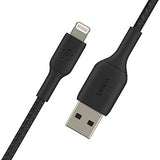 BELKIN BOOST CHARGE USB-A to Lightning Cable Braided 3M Black