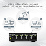 NETGEAR GS305E Switch Smart Managed Plus 5 ports Gigabit