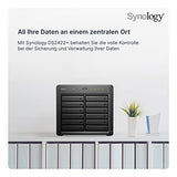 SYNOLOGY DS2422+ DiskStation AMD Ryzen Embedded V1500B compact 12-Bay desktop NAS QUAD CORE 4Go RAM