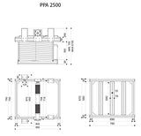 VOGEL S Support vidéoprojecteur PPL 2500 motorisé
