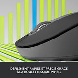 LOGITECH Signature M650 L LEFT Mouse large size left-handed optical 5 buttons wireless Bluetooth 2.4 GHz GRAPHITE