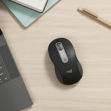 LOGITECH Signature M650 L LEFT Mouse large size left-handed optical 5 buttons wireless Bluetooth 2.4 GHz GRAPHITE