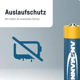 ANSMANN Piles alcalines 5015663 LR6 / AA blister de 4
