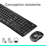 LOGITECH MK270 Wireless Combo black USB (FRA)