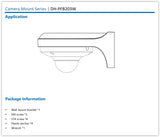 Dahua PFB203W Support mural