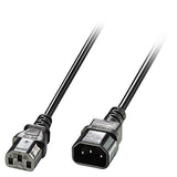 LINDY 1m IEC C14 an IEC C13 Mains Cable