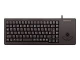 Cherry clavier miniature + trackball azerty usb noir +2 win