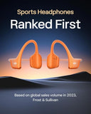 SHOKZ Casque à conduction osseuse OpenRun Pro 2 orange