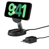 BELKIN Boost Charge Pro Convertible Qi2 15w Magnetic Charging Stand w/ PSU Black