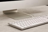 CHERRY Clavier KC 6000C FOR MAC USB Type-C argent/blanc