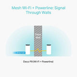 TP-LINK AC1200 Whole-Home Hybrid Mesh Wi-Fi System with Powerline Qualcomm CPU 867Mbps at 5GHz+300Mbps at 2.4GHz AV1000 Powerline