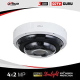 DAHUA caméra dôme IP IPC-PDBW5831 4X2MP IR 2.7MM