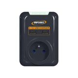 INFOSEC Prise S1 USB NEO parafoudre 1 prise