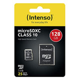 INTENSO Carte MicroSDXC Class 10 - 128 Go