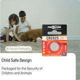 ANSMANN Piles lithium 5020142 CR2025 blister de 1